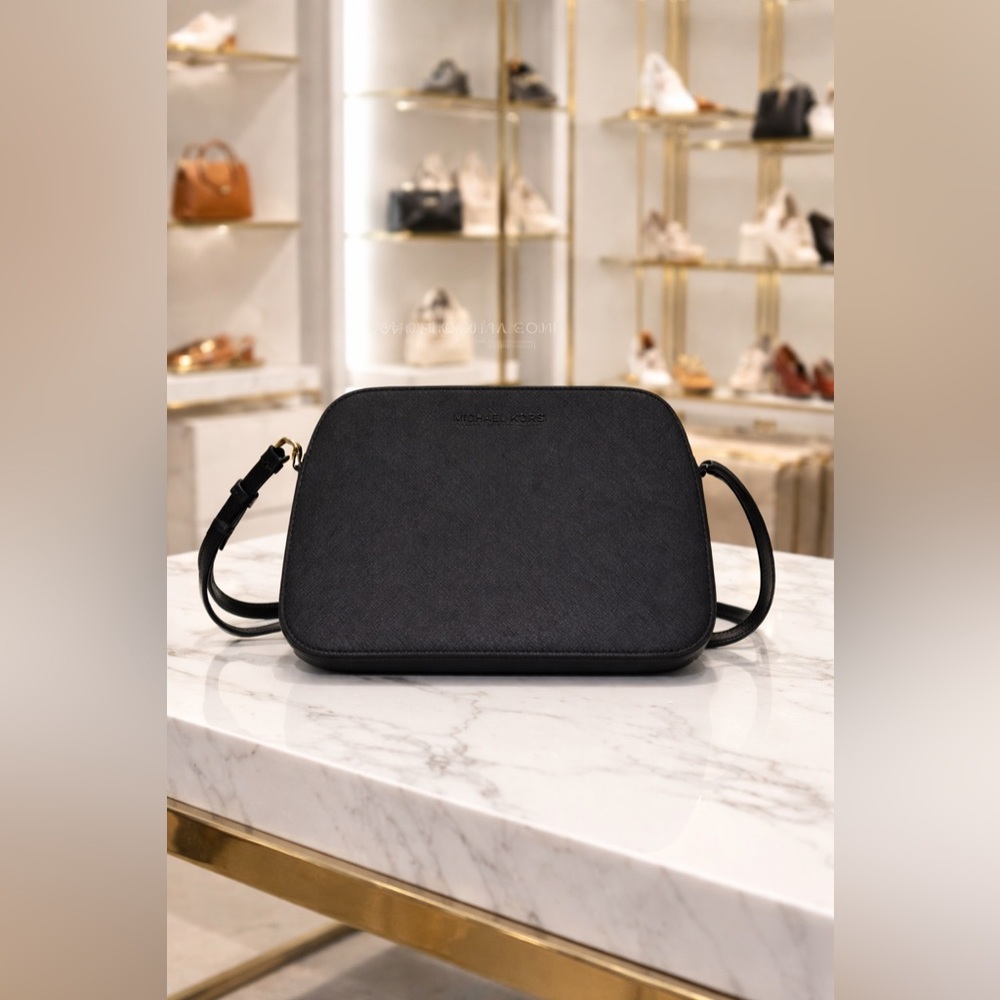 Michael Kors “Houston” Large Zip Crossbody (Leather)